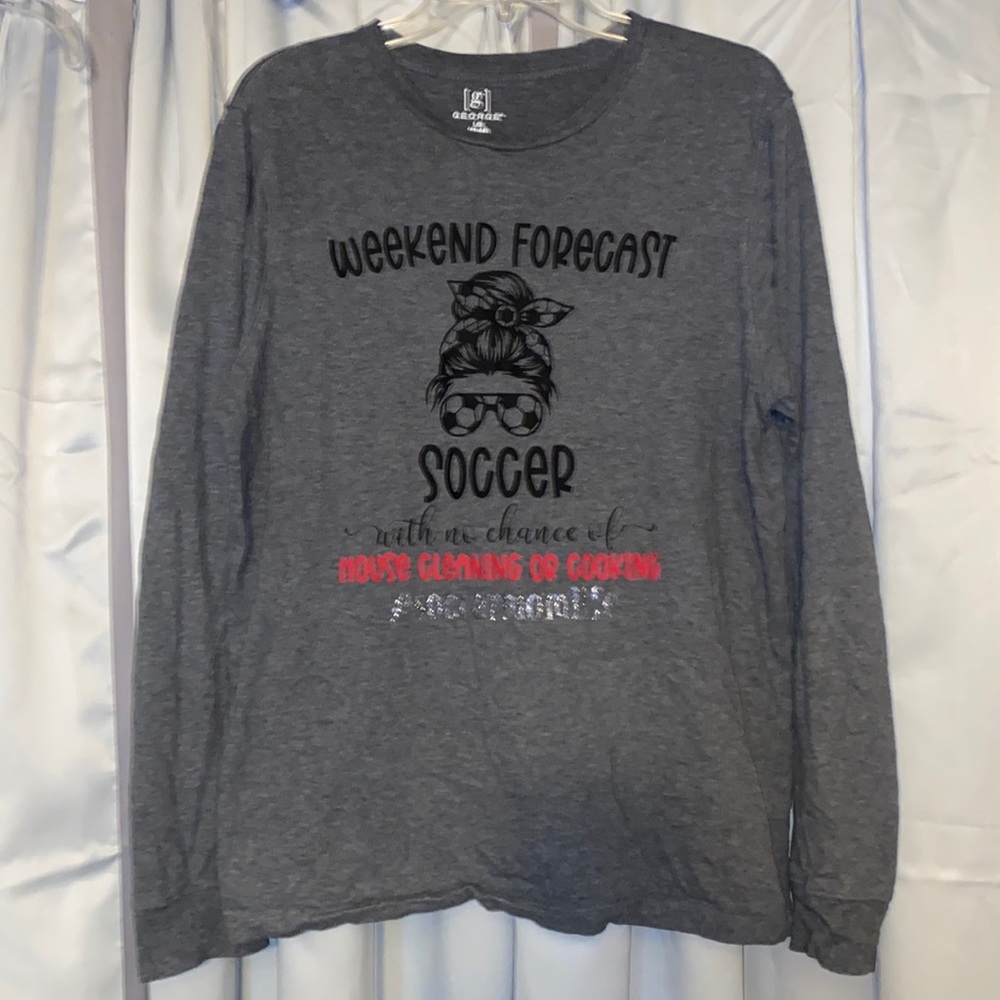 3/$15 Long Sleeve T Shirt custom made for soccer moms
